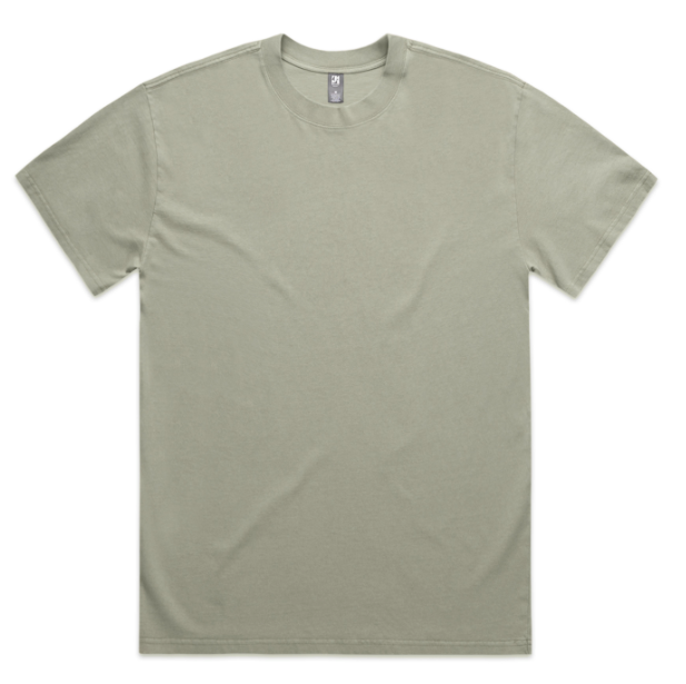 HEAVY FADED TEE -  Faded Eucalyptus - Large