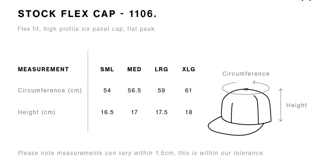 Stock Flex Cap 3D puff