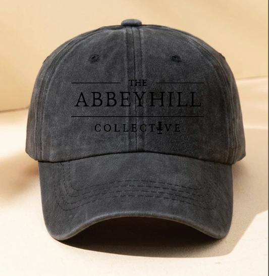 The Abbeyhill Collective Faded Dad Cap Embroidered