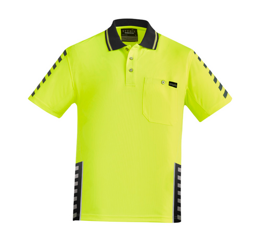 Mens Hi Vis Komodo Short Sleeve Polo