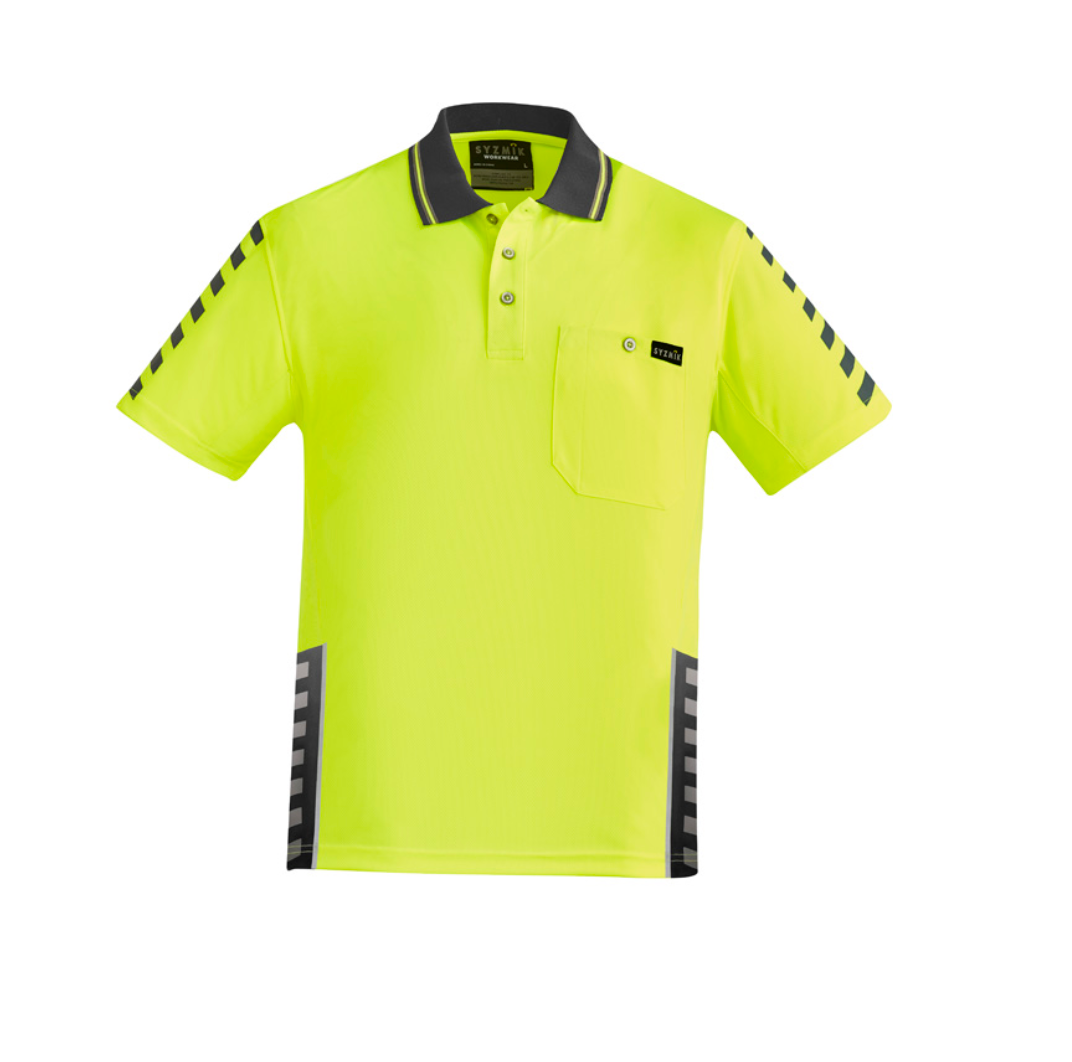 Mens Hi Vis Komodo Short Sleeve Polo