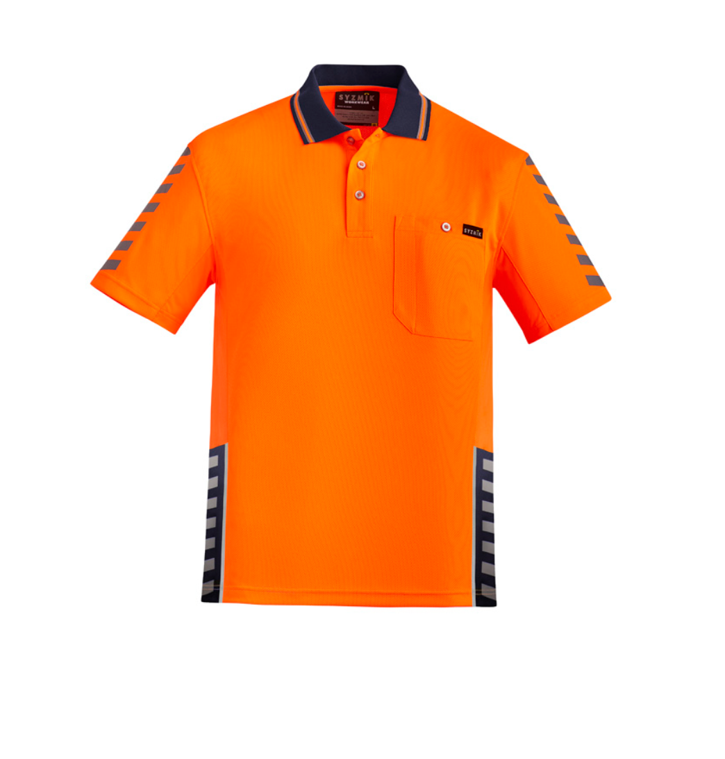 Mens Hi Vis Komodo Short Sleeve Polo