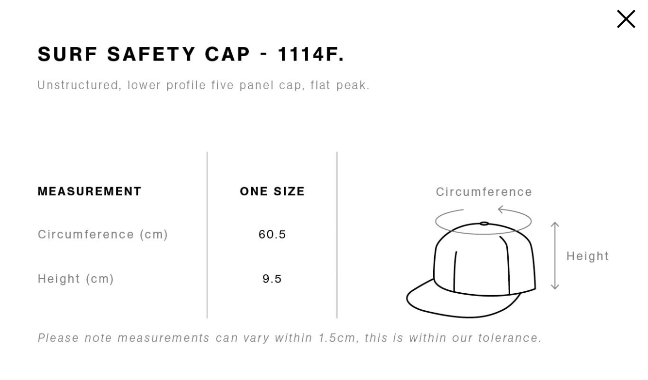 Surf Safety Cap