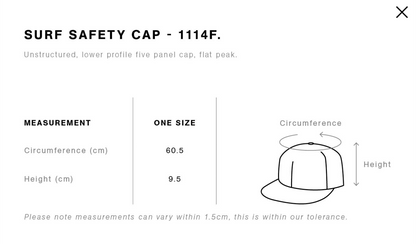 Surf Safety Cap