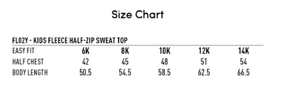 Kids steamers Half Zip Collar Fleece Sweat
