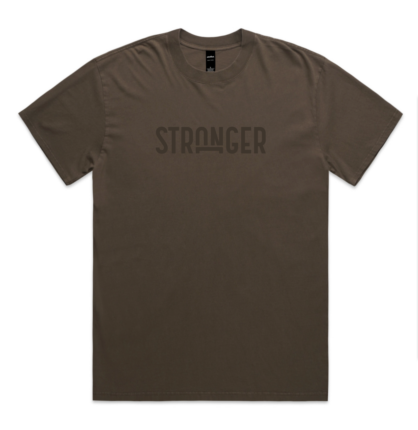 Stronger PT - Men's faded brown heavy Tee