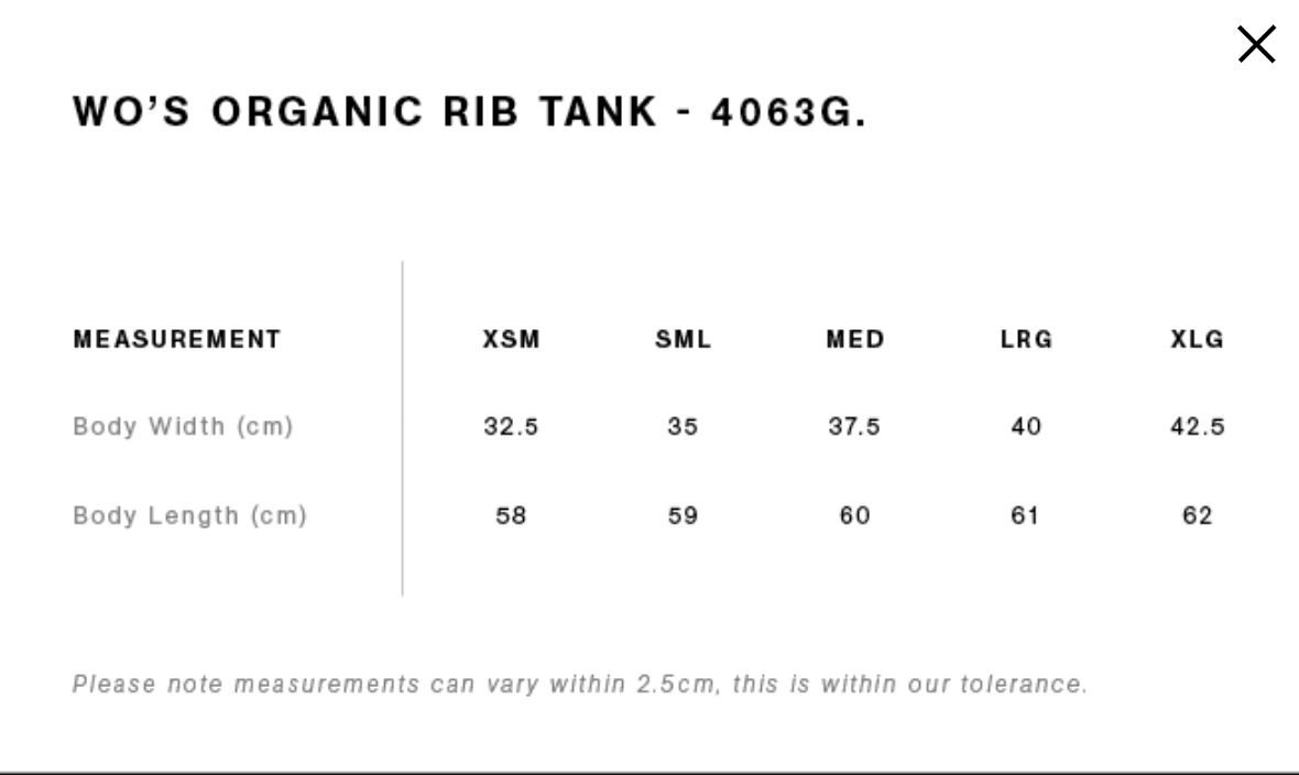 Stronger PT - WO'S organic rib tank, bone