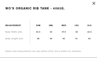 Stronger PT - WO'S organic rib tank, bone
