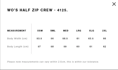 Movere Half Zip Crew