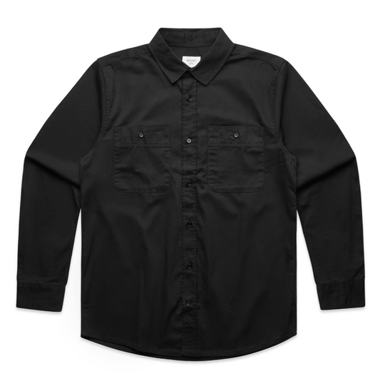 Men's Work Long Sleeve Shirt (Small chest only)